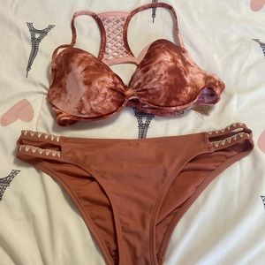 Tie die bikini set